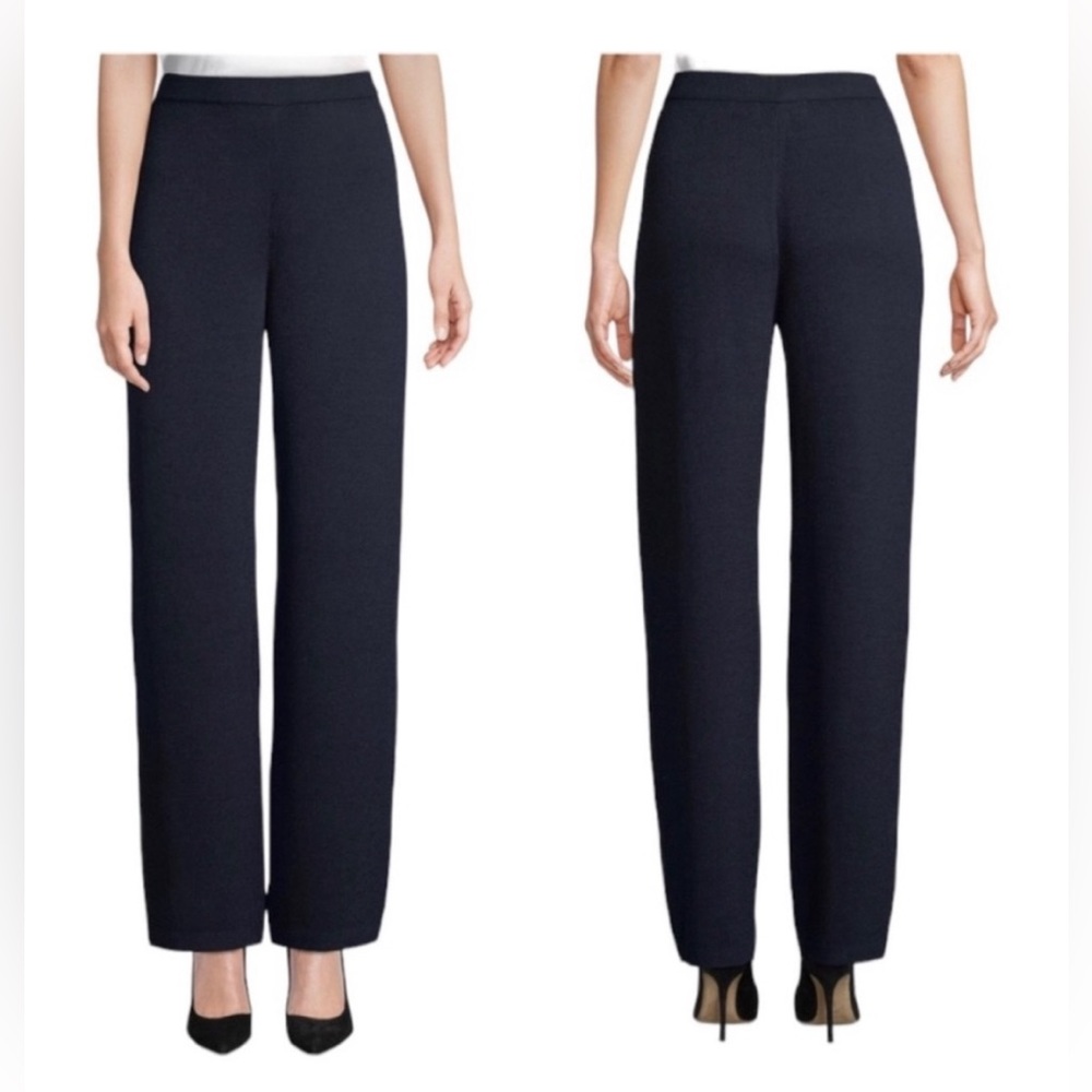 St. John SJK Santana Stove Cut Knit Pants SZ 4